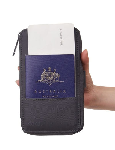 Front boarding pass pocket