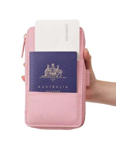 Front boarding pass pocket