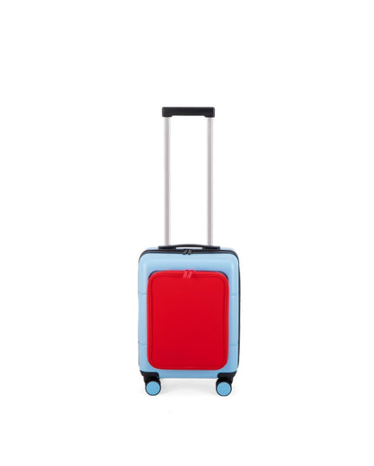 Kids Carry-On Adventure in Light Blue/Red