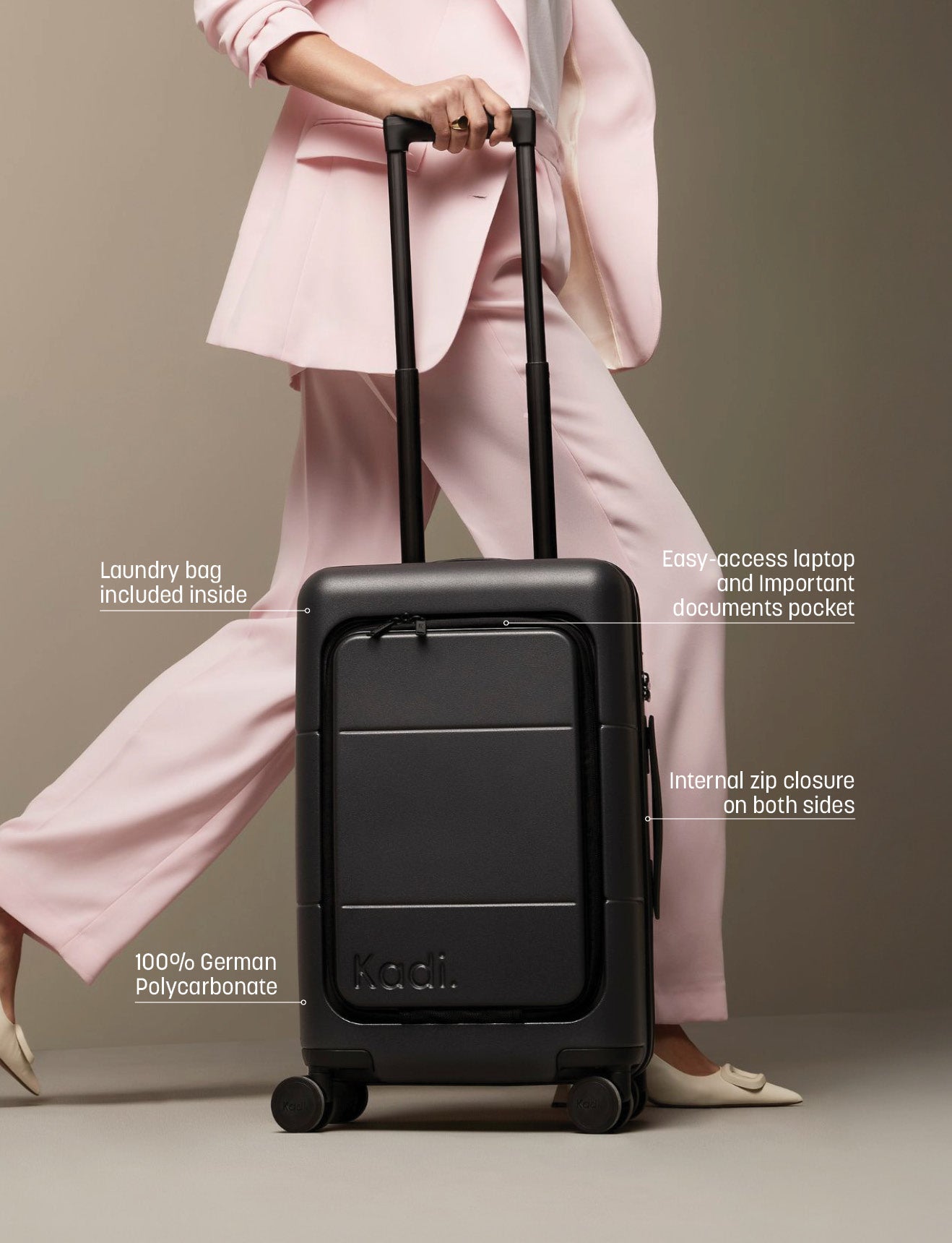 Carry-On Business in Charcoal