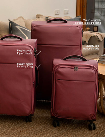 Cloud Check-In Large in Plum