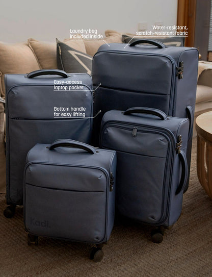 Cloud Check-In Large in Steel Blue