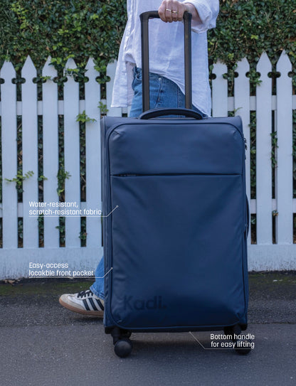 Cloud Check-In Medium in Steel Blue