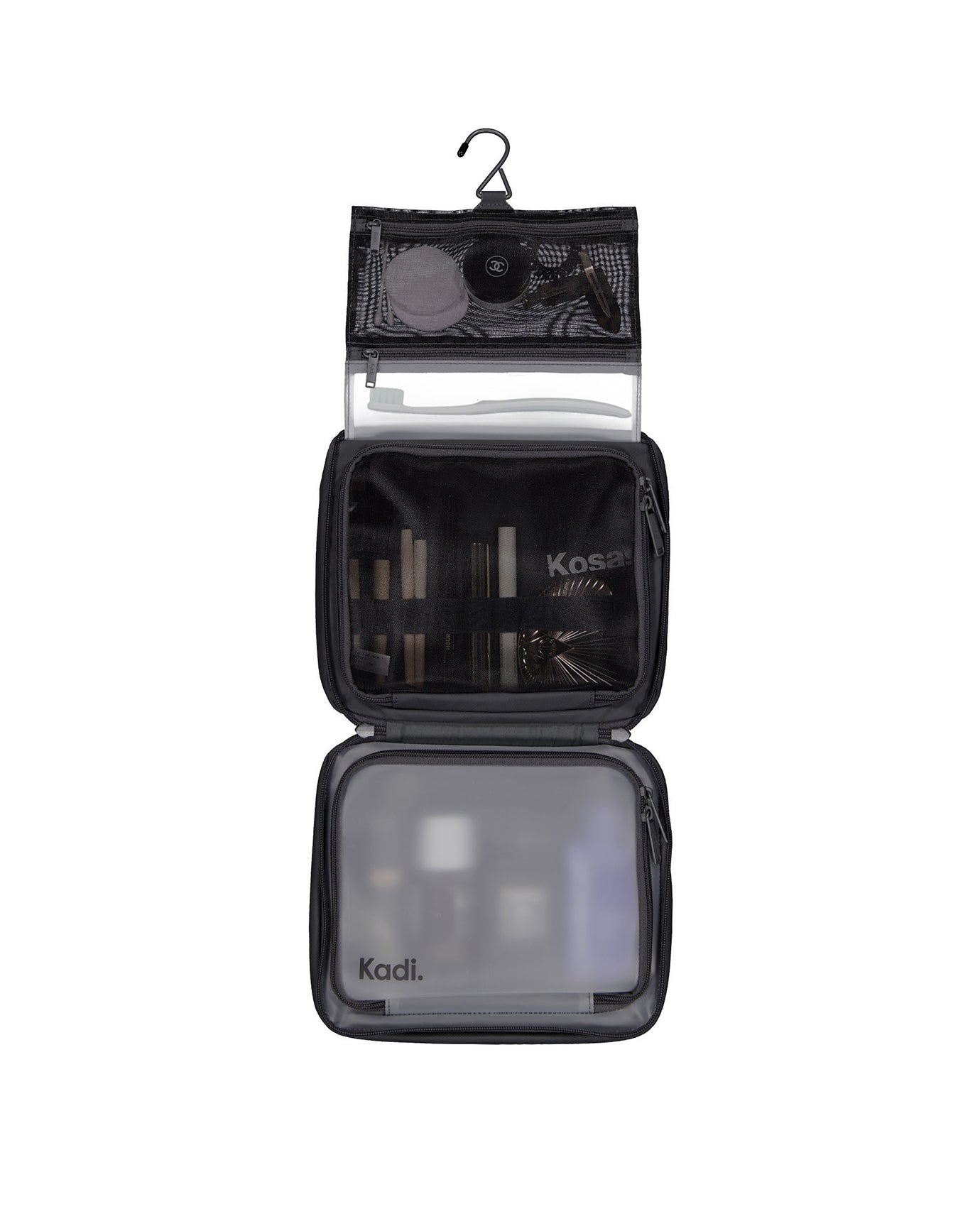 Multi-purpose Toiletry Bag in Charcoal