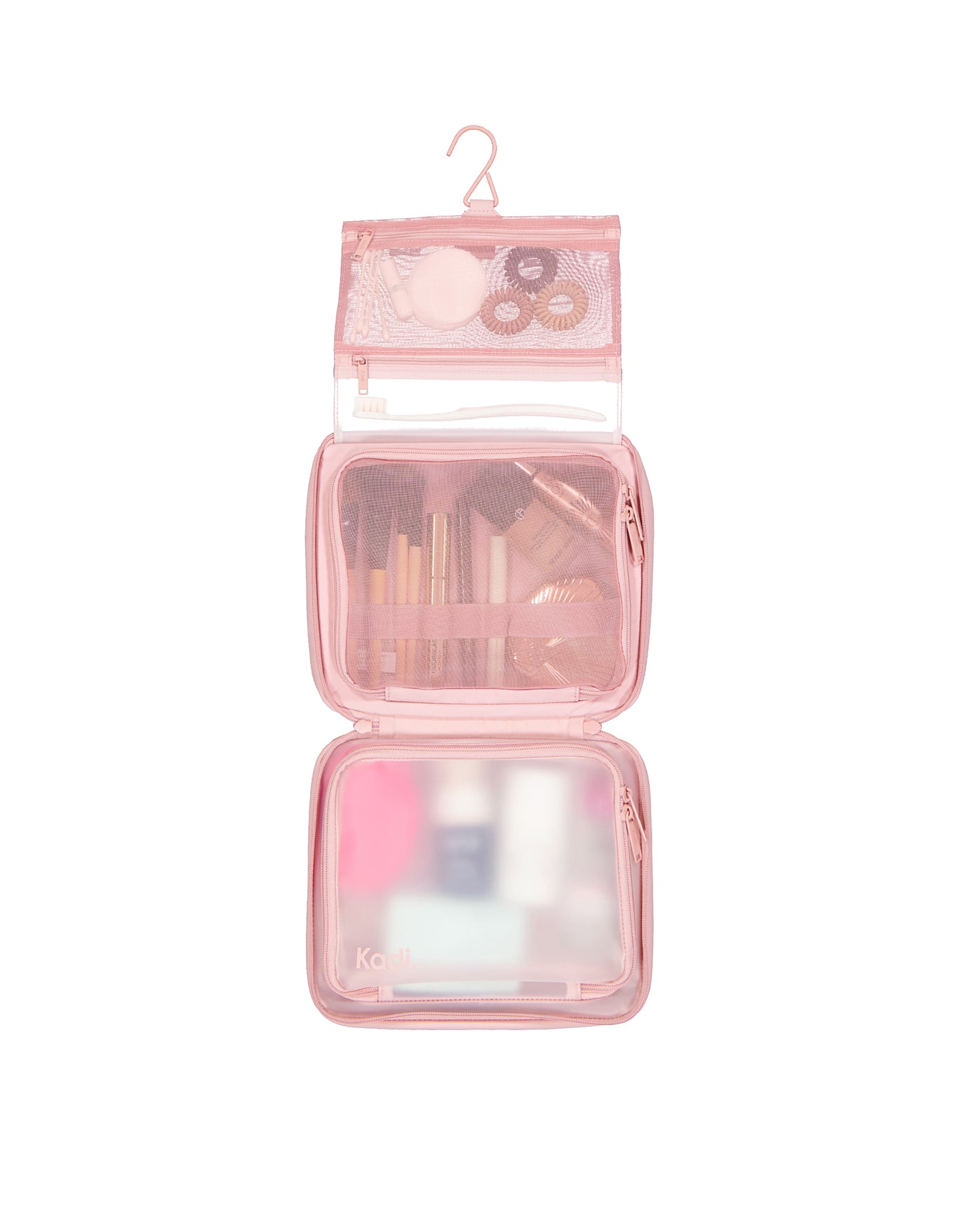 Multi-purpose Toiletry Bag in Dusty Pink