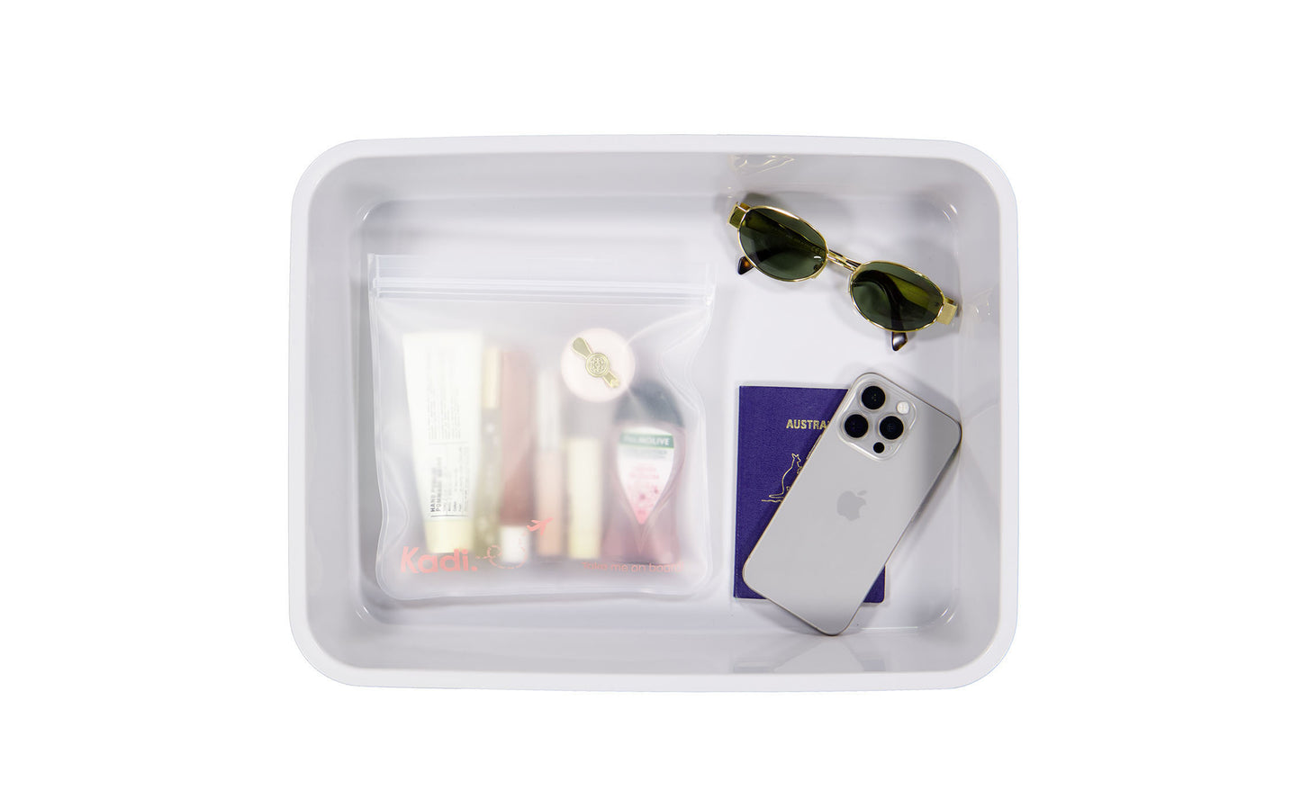 Multi-purpose Toiletry Bag in Dusty Pink