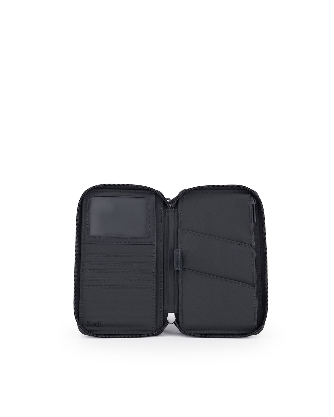 Travel Wallet in Charcoal