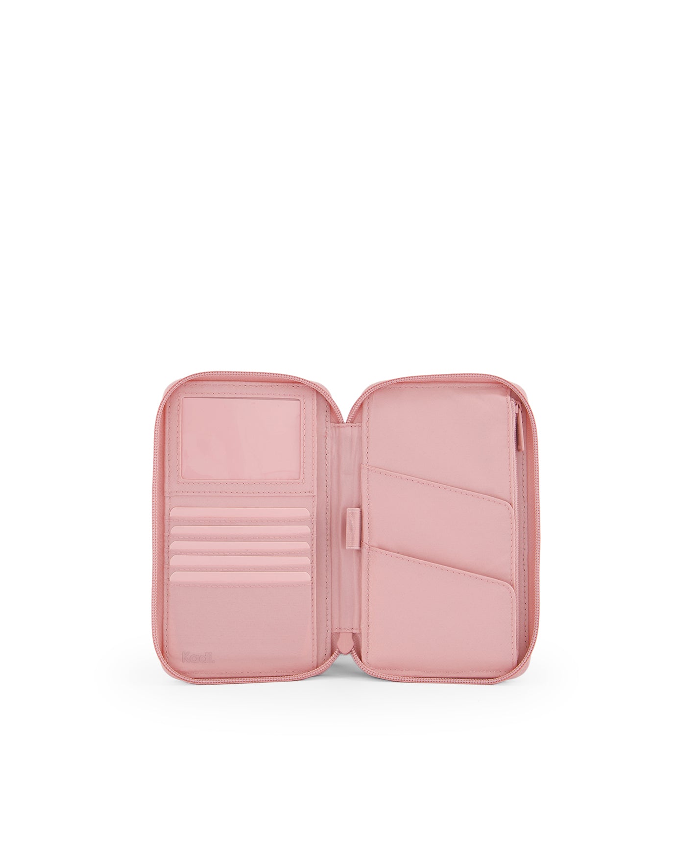 Travel Wallet in Dusty Pink