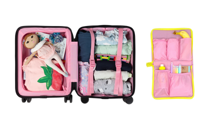 Kids Carry-On Adventure in Pink/Yellow
